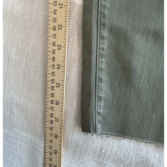 NWT Lane Bryant Womens 18 Mid Rise Super Stretch Ankle Jeans Green NEW - Picture 6 of 9